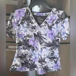 Scrub top healing hands